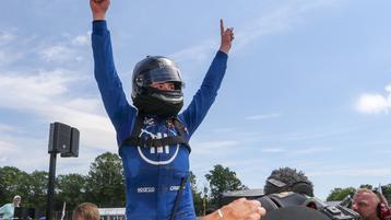 Brent Crews Backs Up Pole, Becomes Youngest Winner in Trans Am History at Road America